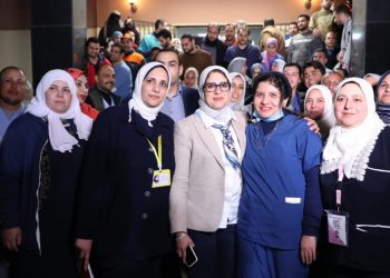 وزيرة الصحة تؤكد جاهزية مستشفى "الإخلاء" و"العيادات الخارجية" بمناطق الحجر الصحي 1