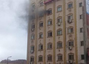 حريق بمستشفي التوحيد التخصصي في بلبيس "صور" 4