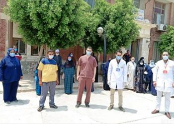 تعافي 27 حالة من مصابي كورونا بمستشفى الواسطي شمال بني سويف