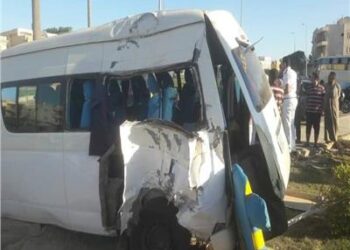 مصرع سيدة وإصابة 7 أخرين في حادث تصادم على الطريق الصحراوي بسوهاج 4