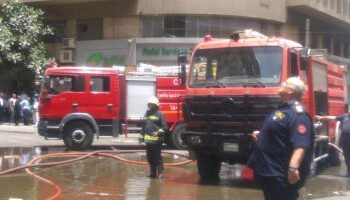 إخماد حريق  بشقة سكنية بالسيدة خديجة في بورسعيد 1
