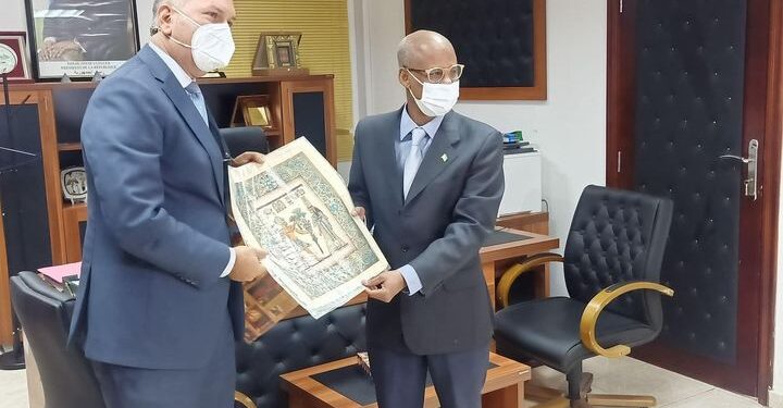 وزير الصحة الجيبوتي يستقبل السفير المصري 1