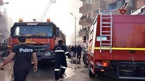 انفجار ضخم.. الحماية المدنية تسيطر على حريق العياط 4