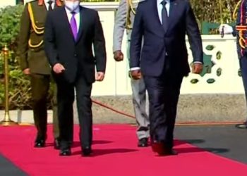 بث مباشر| مراسم استقبال الرئيس ماكي سال بقصر الإتحادية 3