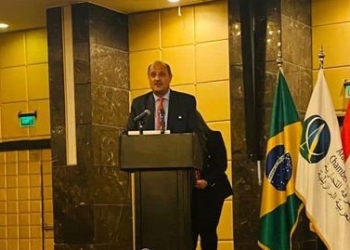 مساعد وزير الخارجية يشارك في حفل مرور عام علي تأسيس مكتب غرفة التجارة العربية -البرازيلية 3