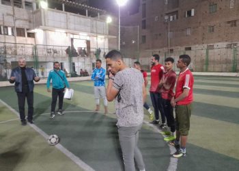افتتاح الدورة الرمضانية الرياضية لخماسي كرة القدم بنادي طما الرياضي في سوهاج 5