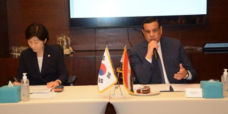 وزير التنمية المحلية يبحث مع وزيرة البيئة الكورية مجالات التعاون المشترك بين الجانبين