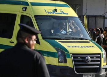 إصابة 25 شخص في انقلاب سيارة ربع نقل على "صحراوي المنيا" 3