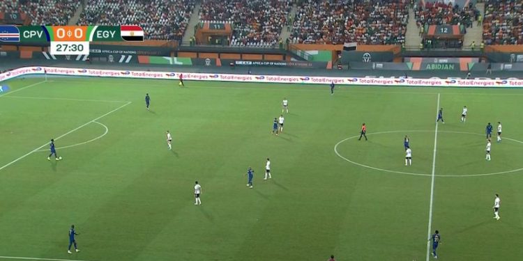 مباراة مصر والرأس الأخضر 1