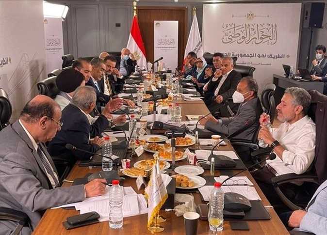 اجتماع أمناء الحوار الوطني لدعم مواقف مصر بشأن الأوضاع في غزة 2
