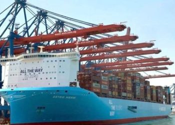 اقتصادية قناة السويس تستقبل ثالث سفن ميرسك التي تعمل بالوقود الأخضر بميناء شرق بورسعيد