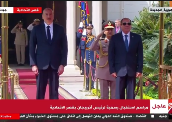 الرئيس السيسي يستقبل رئيس أذربيجان إلهام علييف بقصر الاتحادية اليوم 4